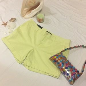 Banana Republic yellow shorts